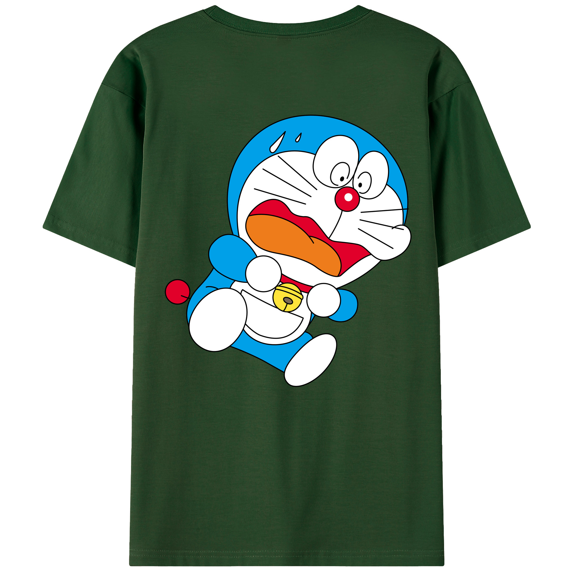 （画像用） ドラえもん Doraemon 綿100％半袖Tシャツ（背面プリント）